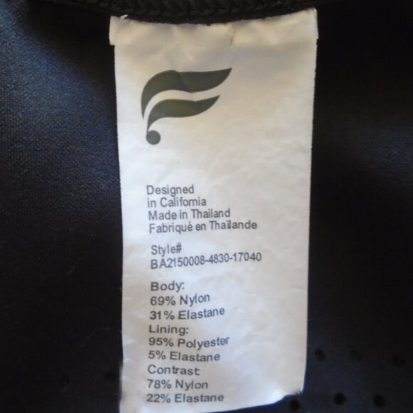 Fabletics Sports Bra, Recent Style, High Impact, Dark Gray, M - Picture 7 of 10